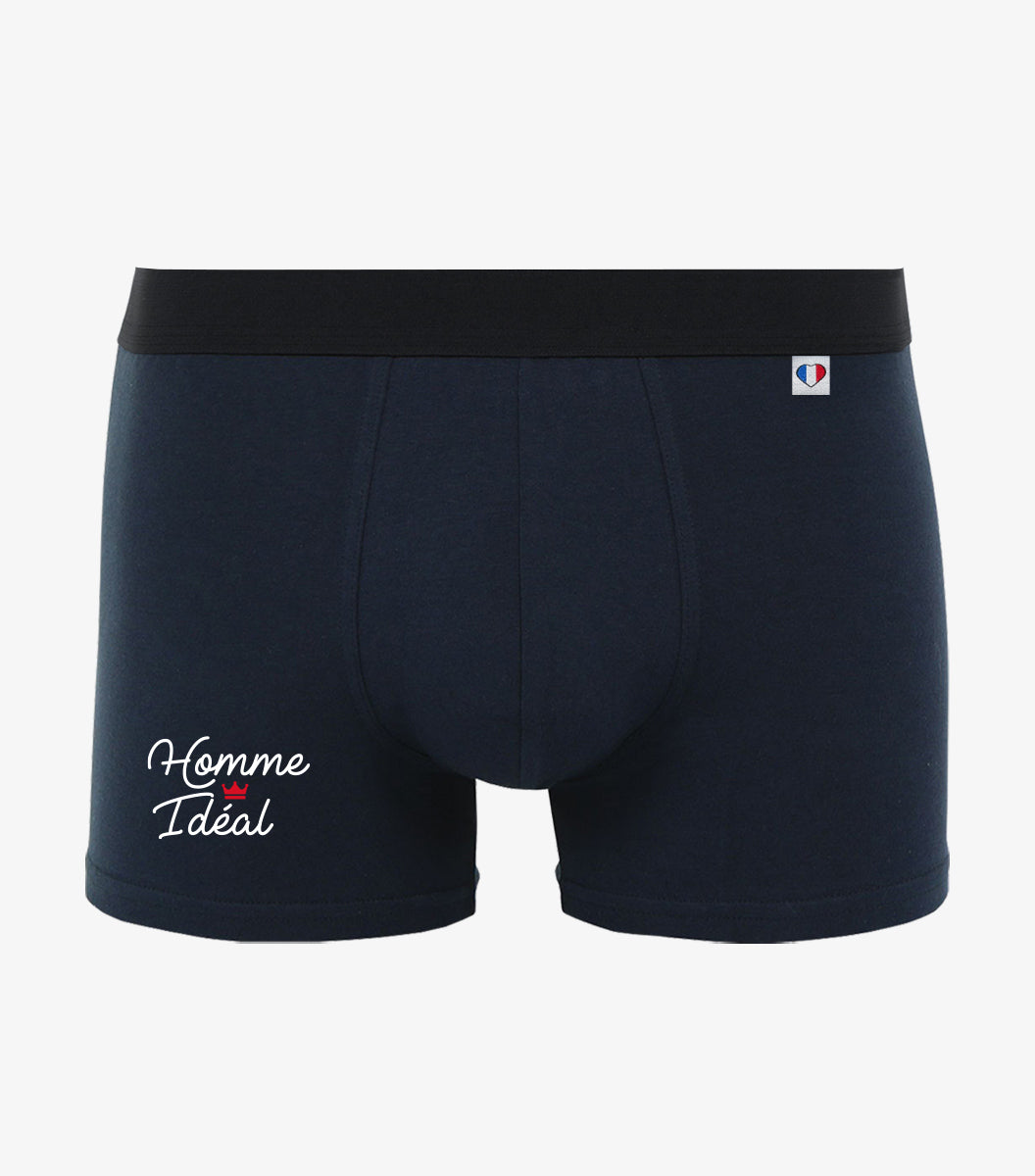 Boxer Homme Marine - Homme Ideal