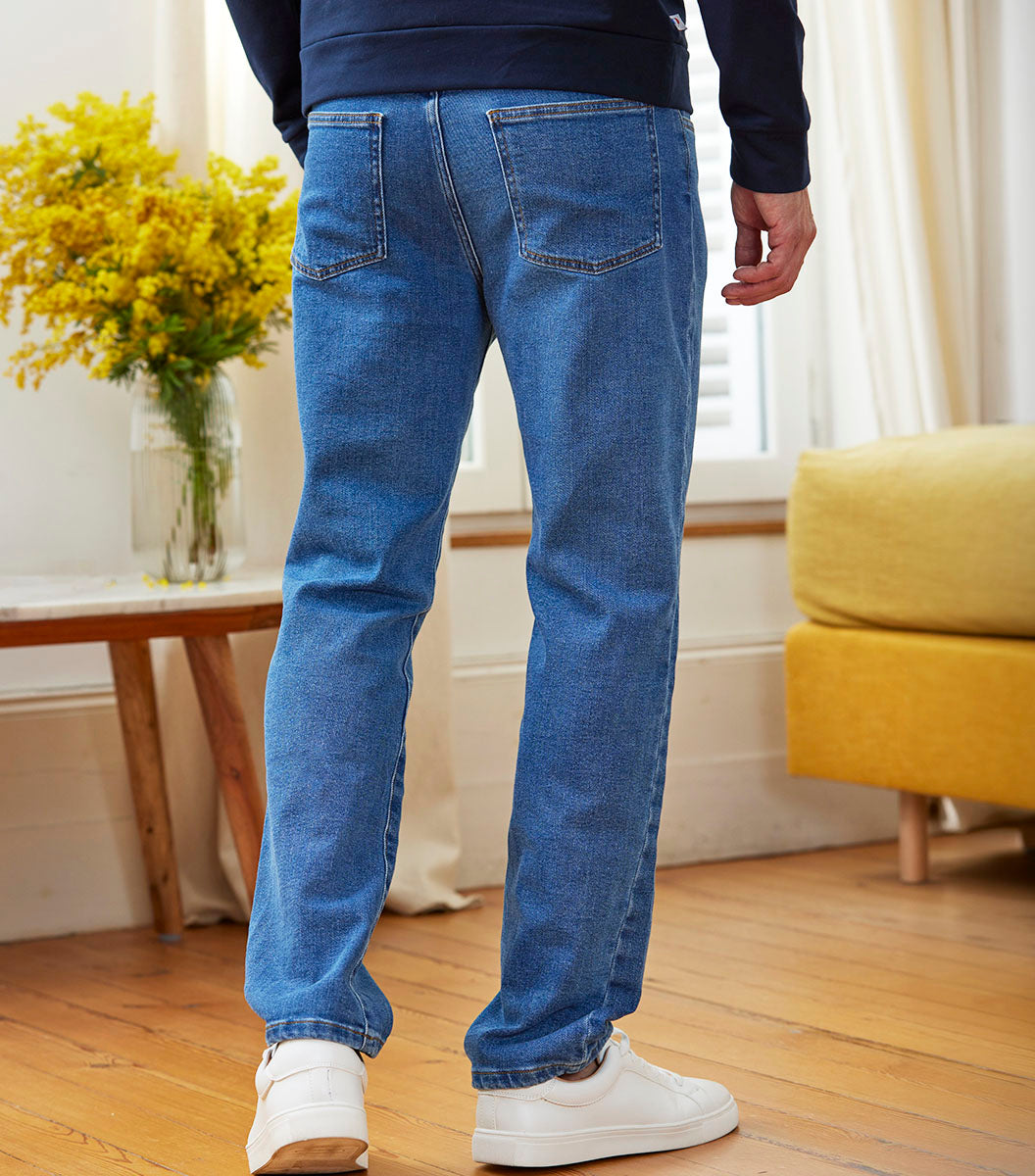 Jean Homme Large Bleu Clair