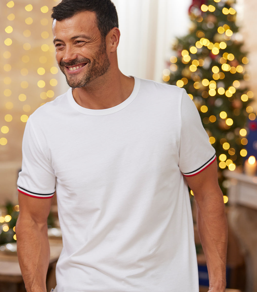 T-shirt Homme Supporter Blanc - Intemporel