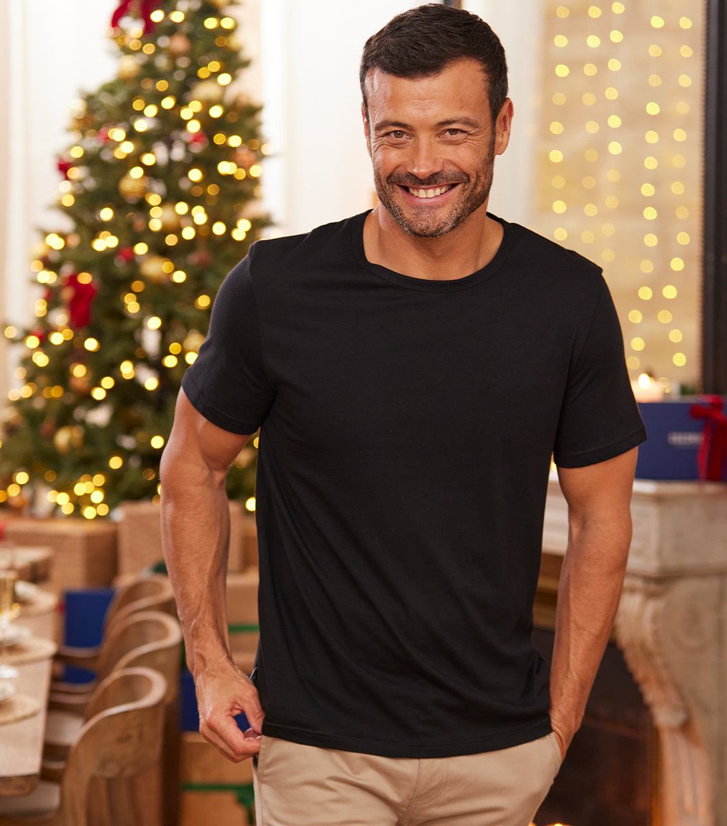 T-shirt Homme Noir - Intemporel