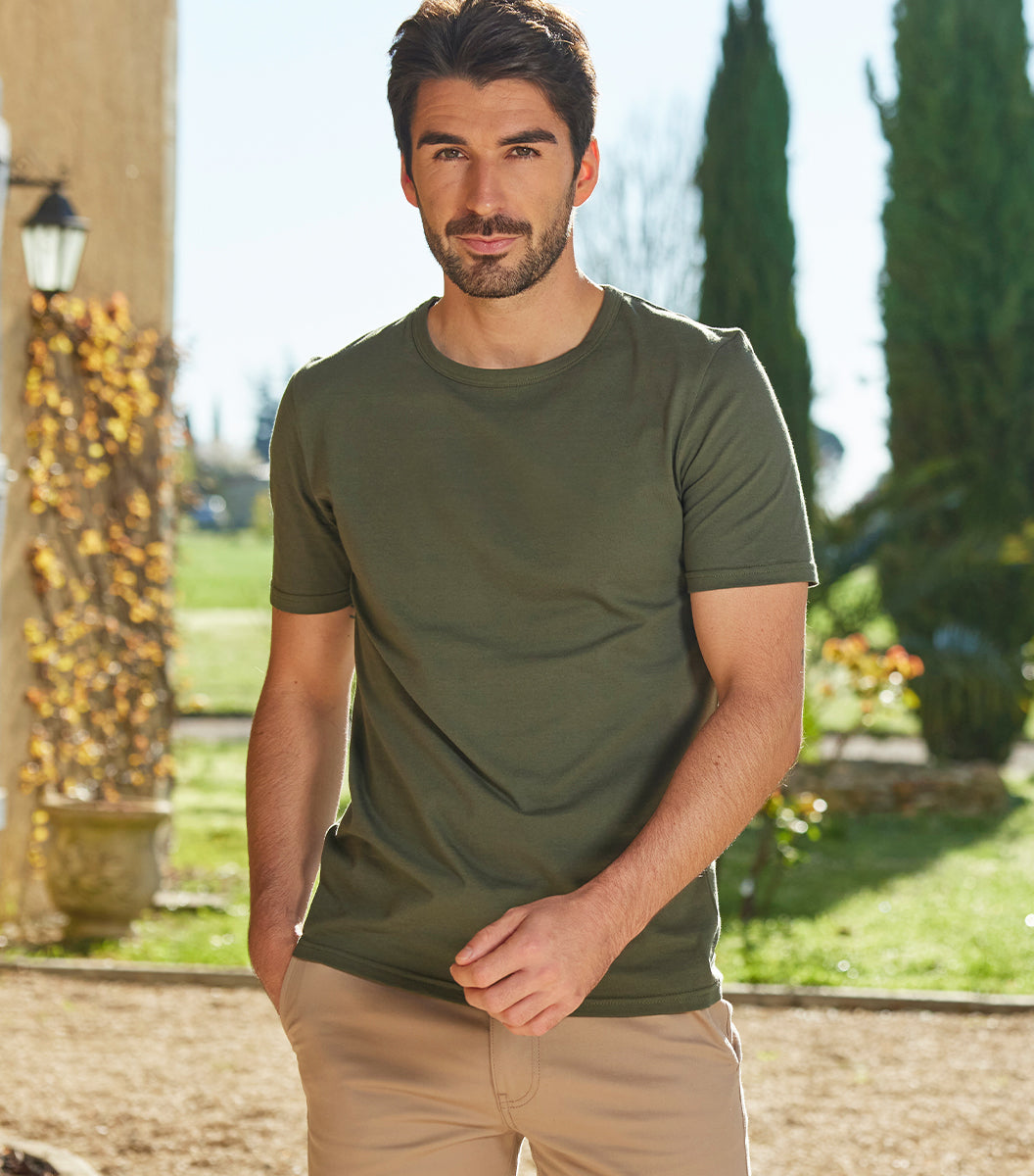 T-shirt Homme Kaki - Intemporel