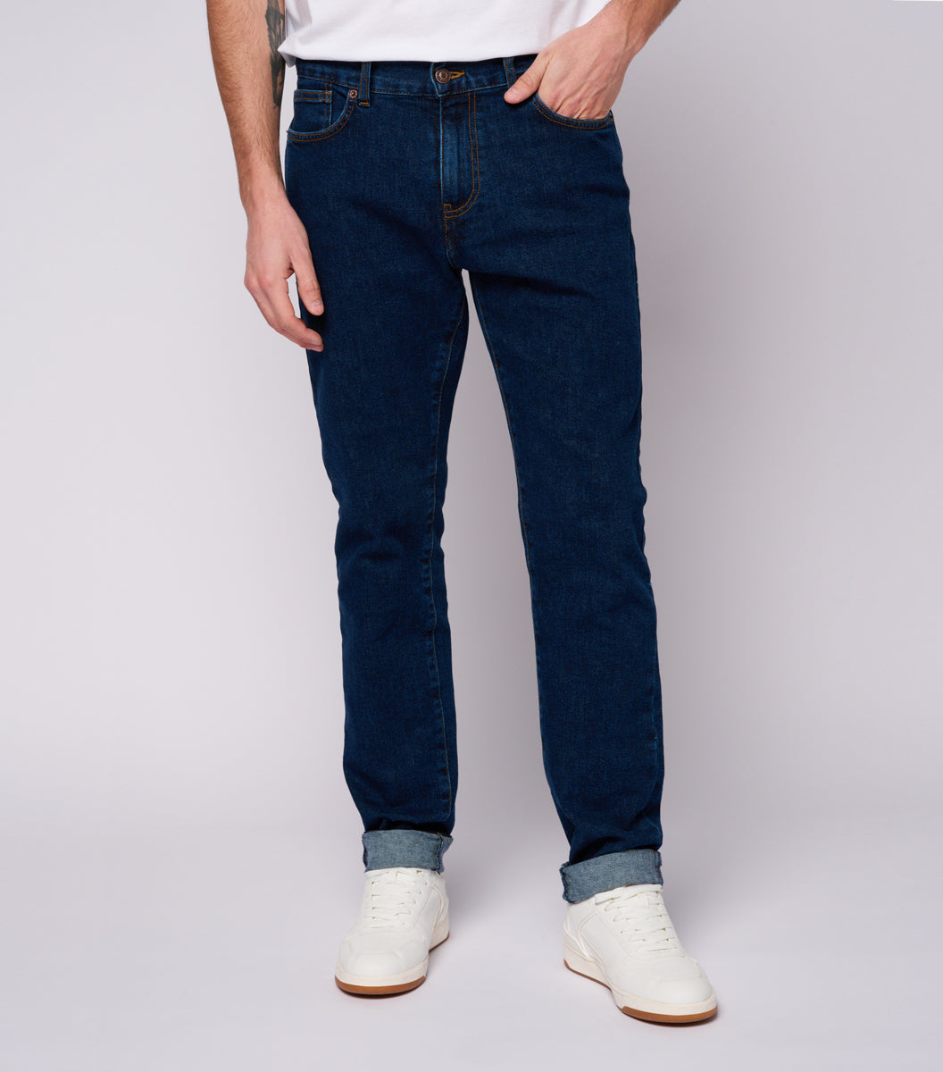 Semi Slim Jeans Homme Coupe Droite Ajustée Jean 101 Coupe Droite