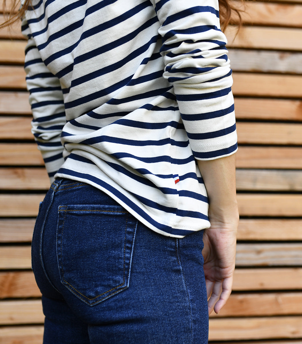 Marinière manches longues Femme - Intemporel