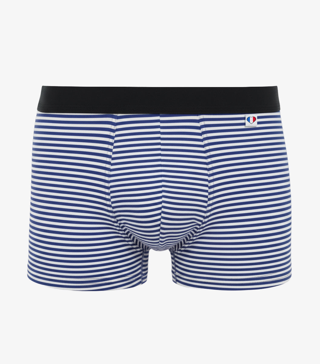 Boxer Homme Marinière Bleu - L'intemporel