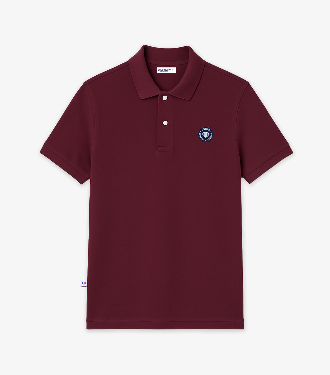 Polo Homme Bordeaux - Blason