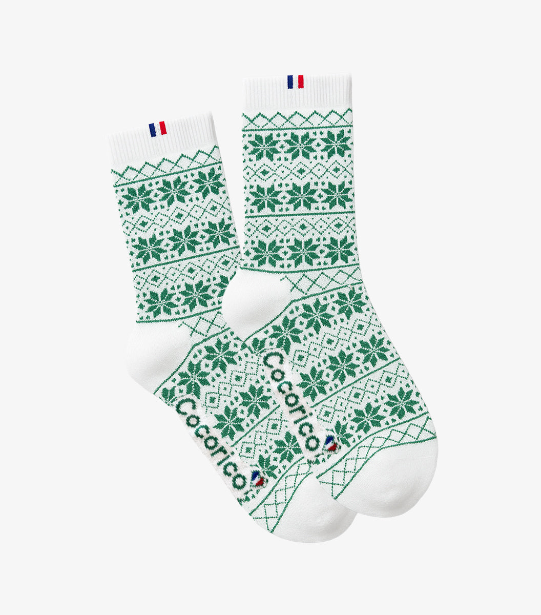 Chaussettes Femme de Noël Vert