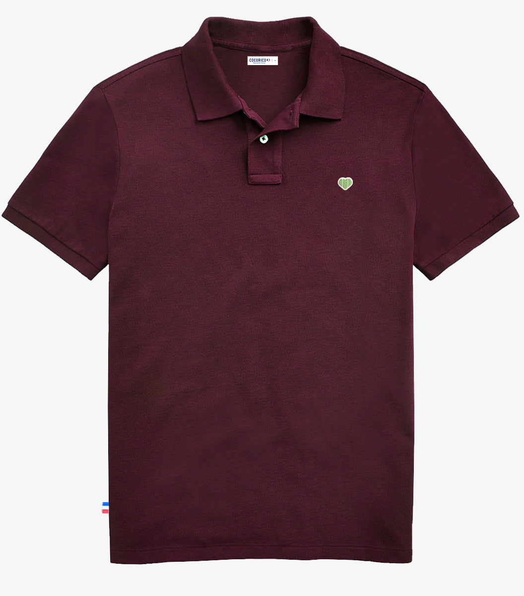 Polo Homme Bordeaux - Le Coeur (Vert)
