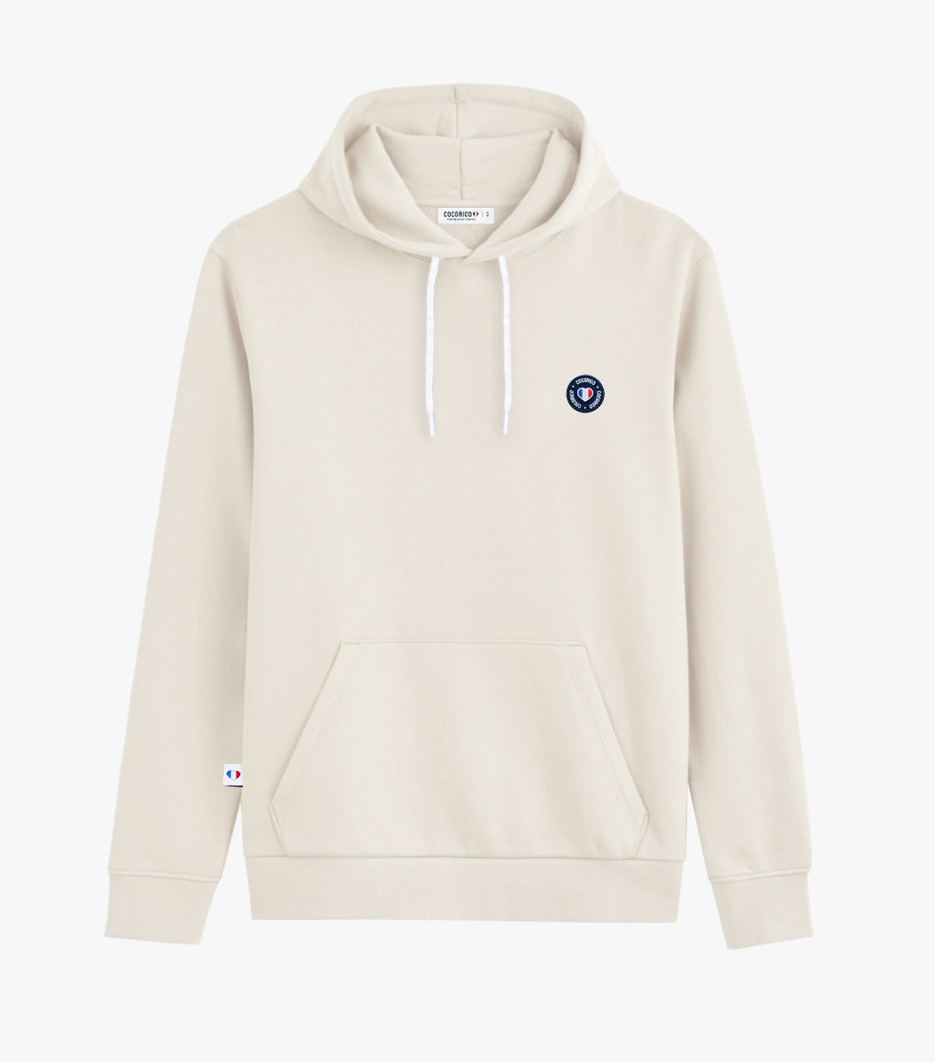 Sweat à capuche Femme Sable - Blason