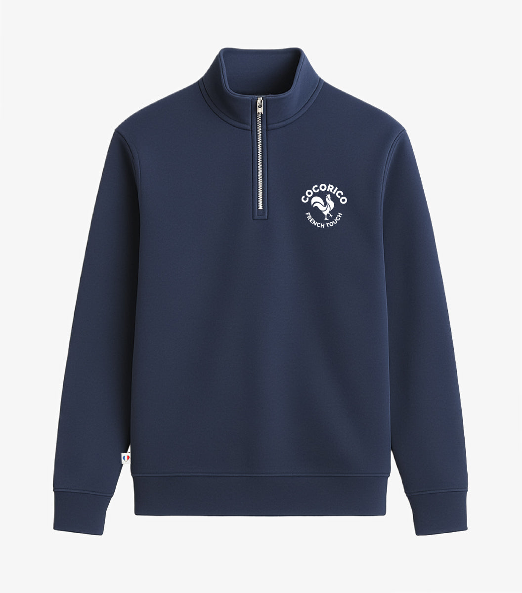 Sweat Camionneur Homme Marine - Coq Français