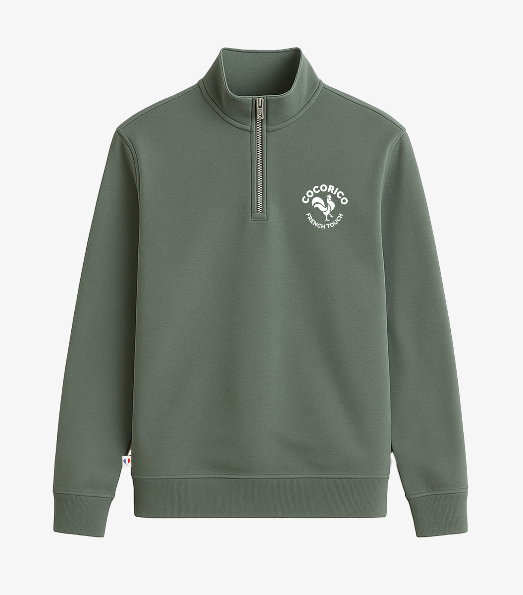 Sweat Camionneur Homme Sauge - Coq Français