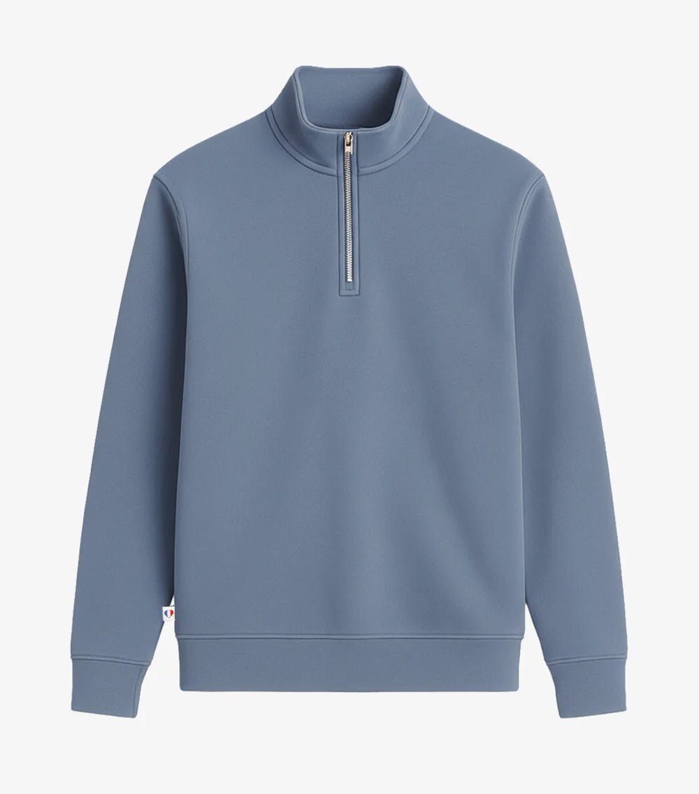 Sweat Camionneur Homme Azur - Intemporel