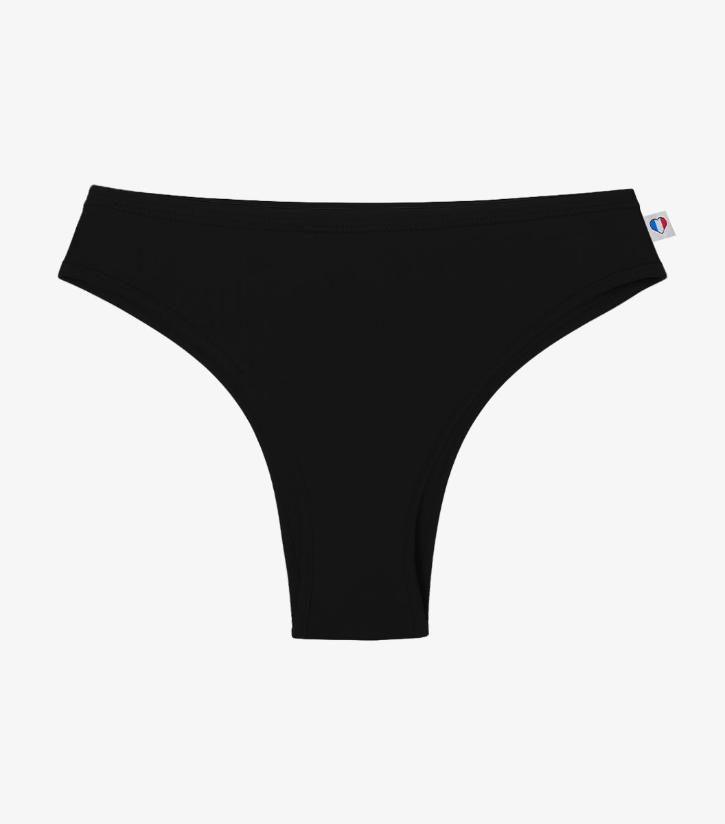 Tanga Femme Noir - Intemporel