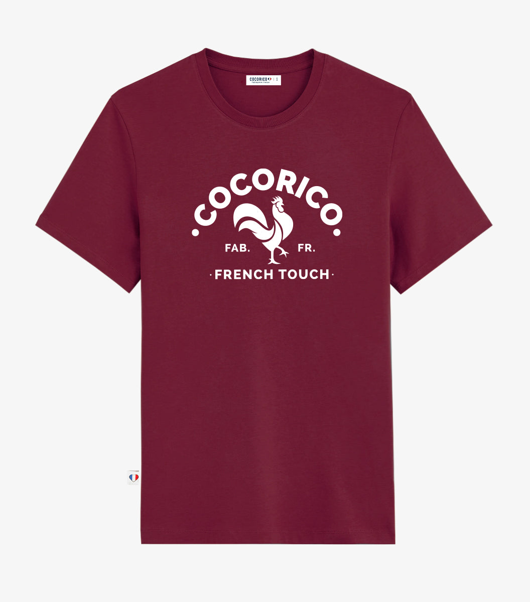 T-shirt Homme Bordeaux - Coq Français
