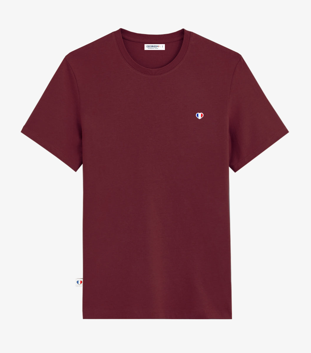 T-shirt Homme Bordeaux - Iconique