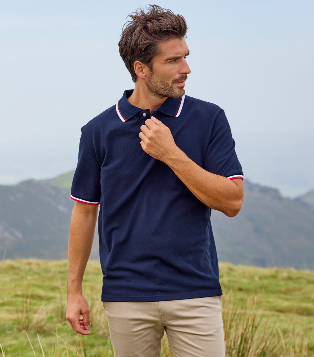 Polo Homme Supporter Marine - Intemporel