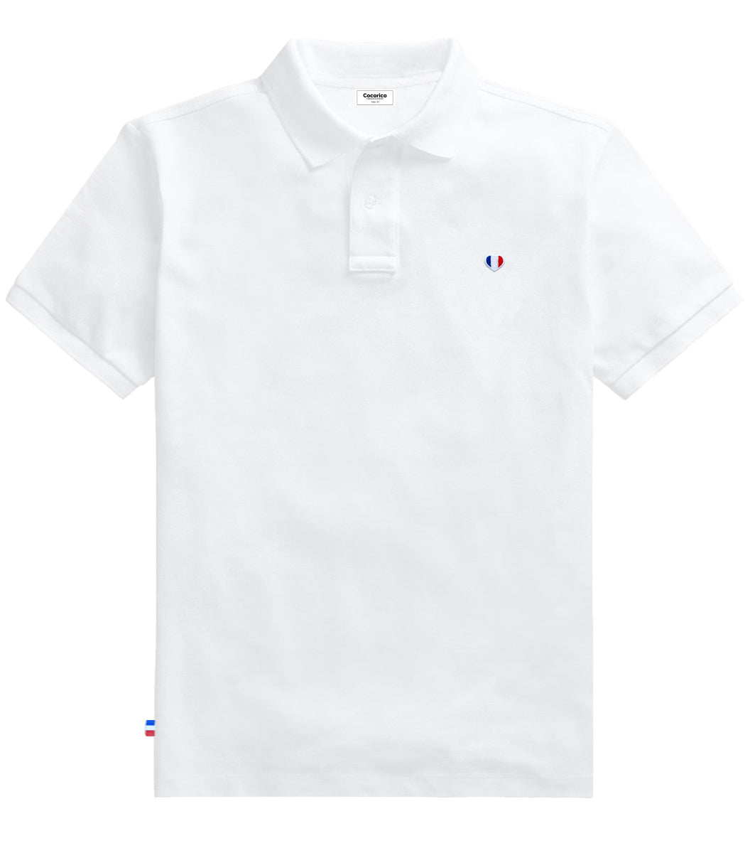 Polo Homme Blanc - L'Iconique