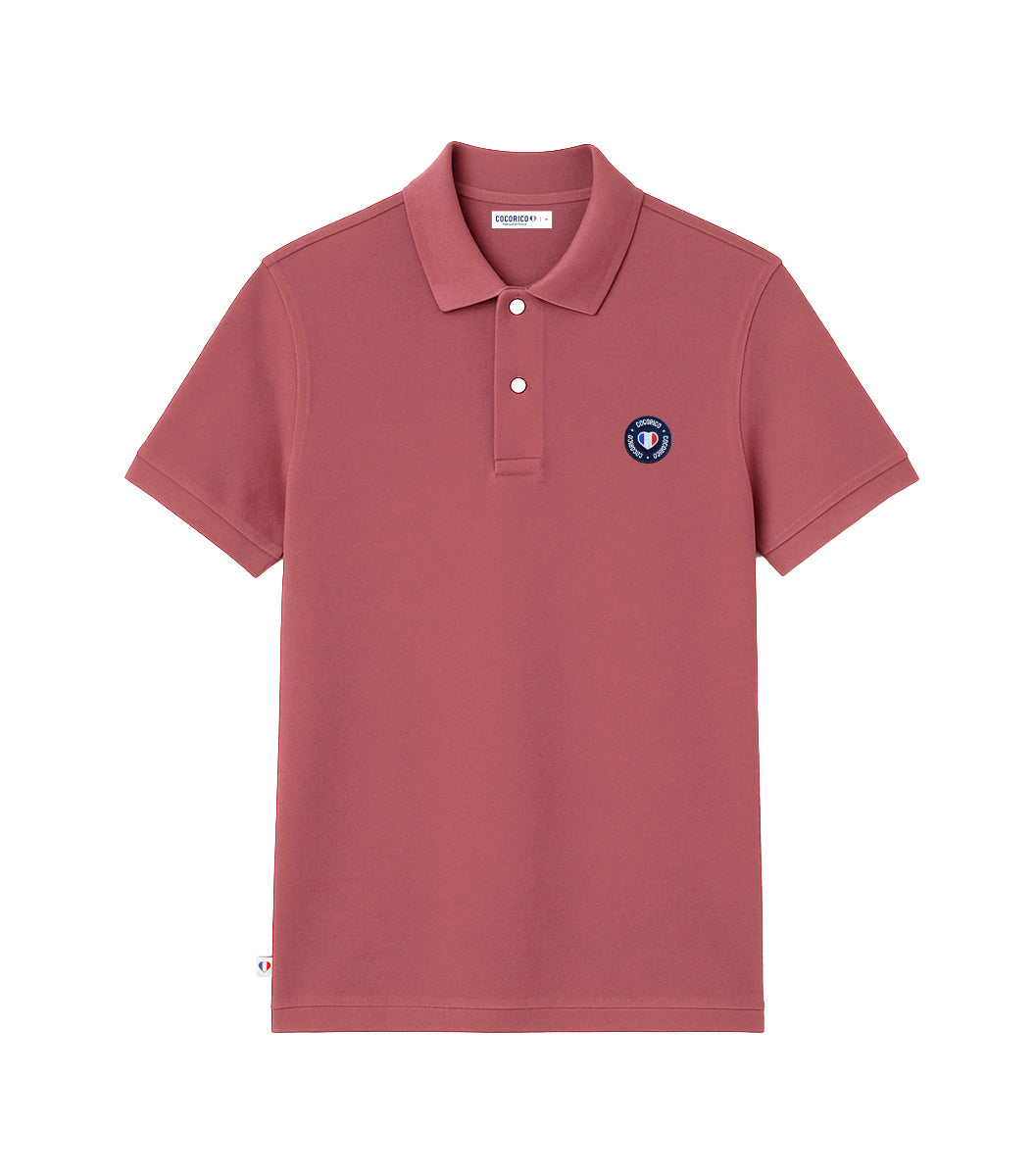 Polo Homme Rose - Blason