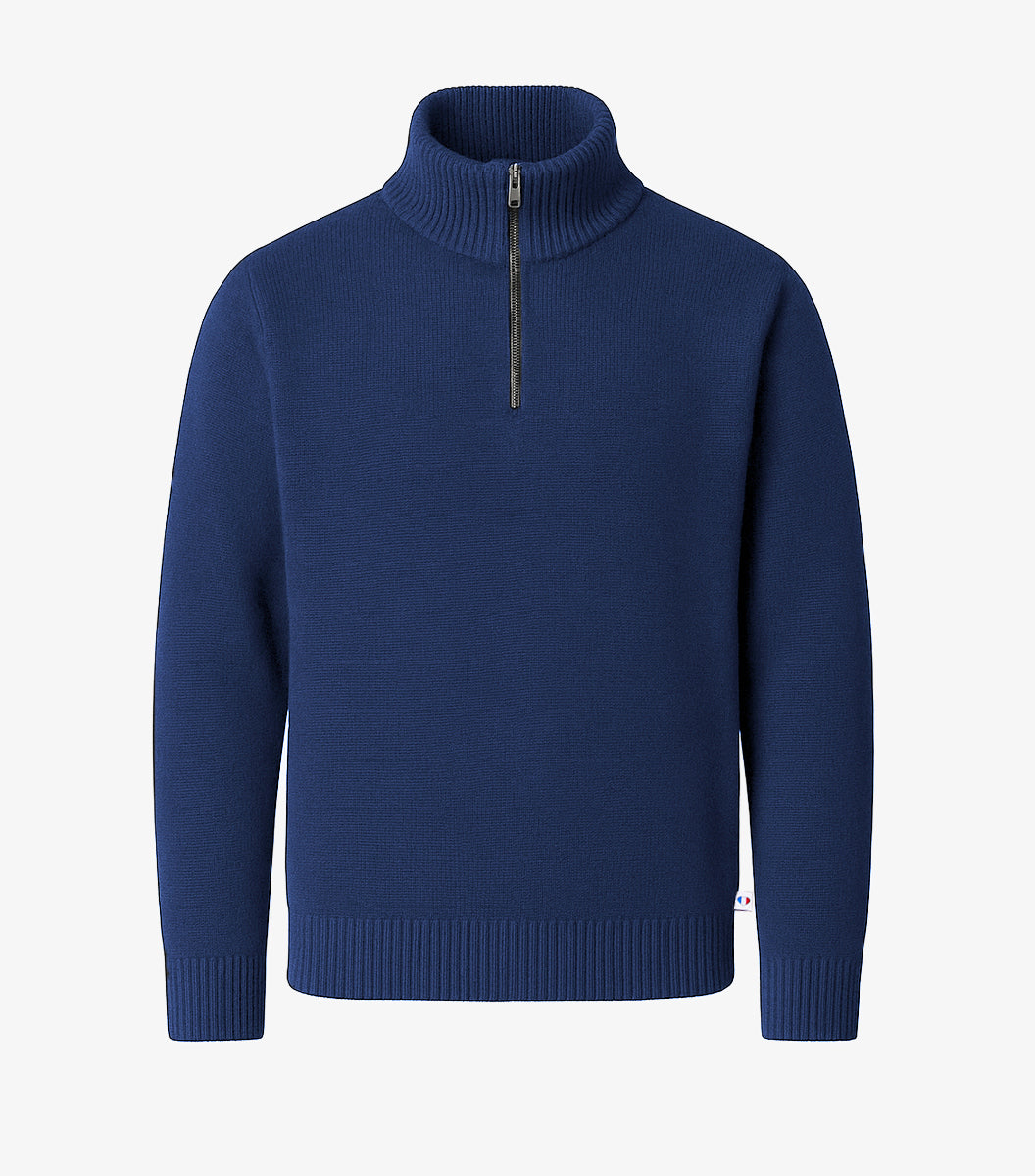 Pull Camionneur Homme Bleu