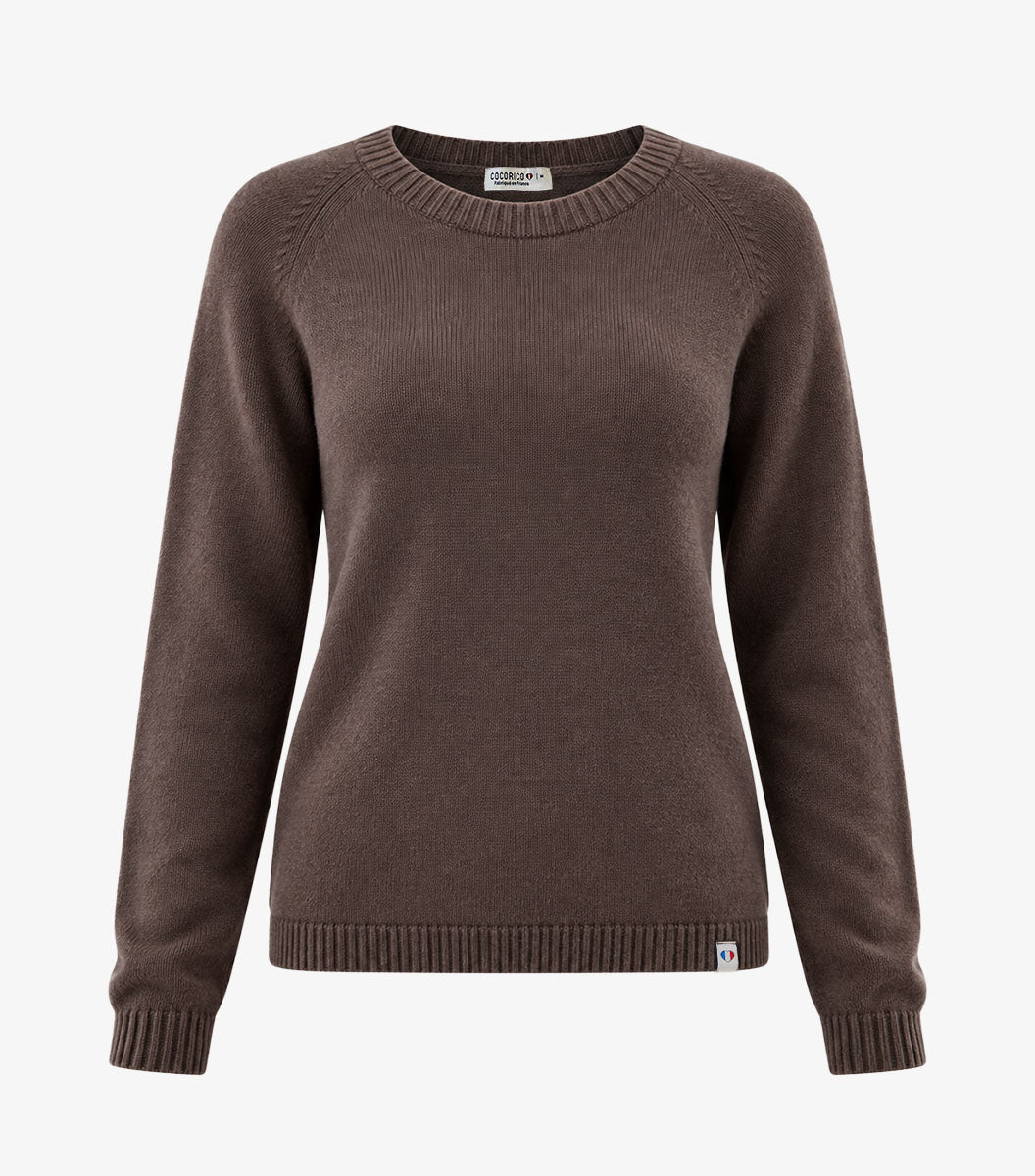 Pull Tout Doux Femme Marron - Camille