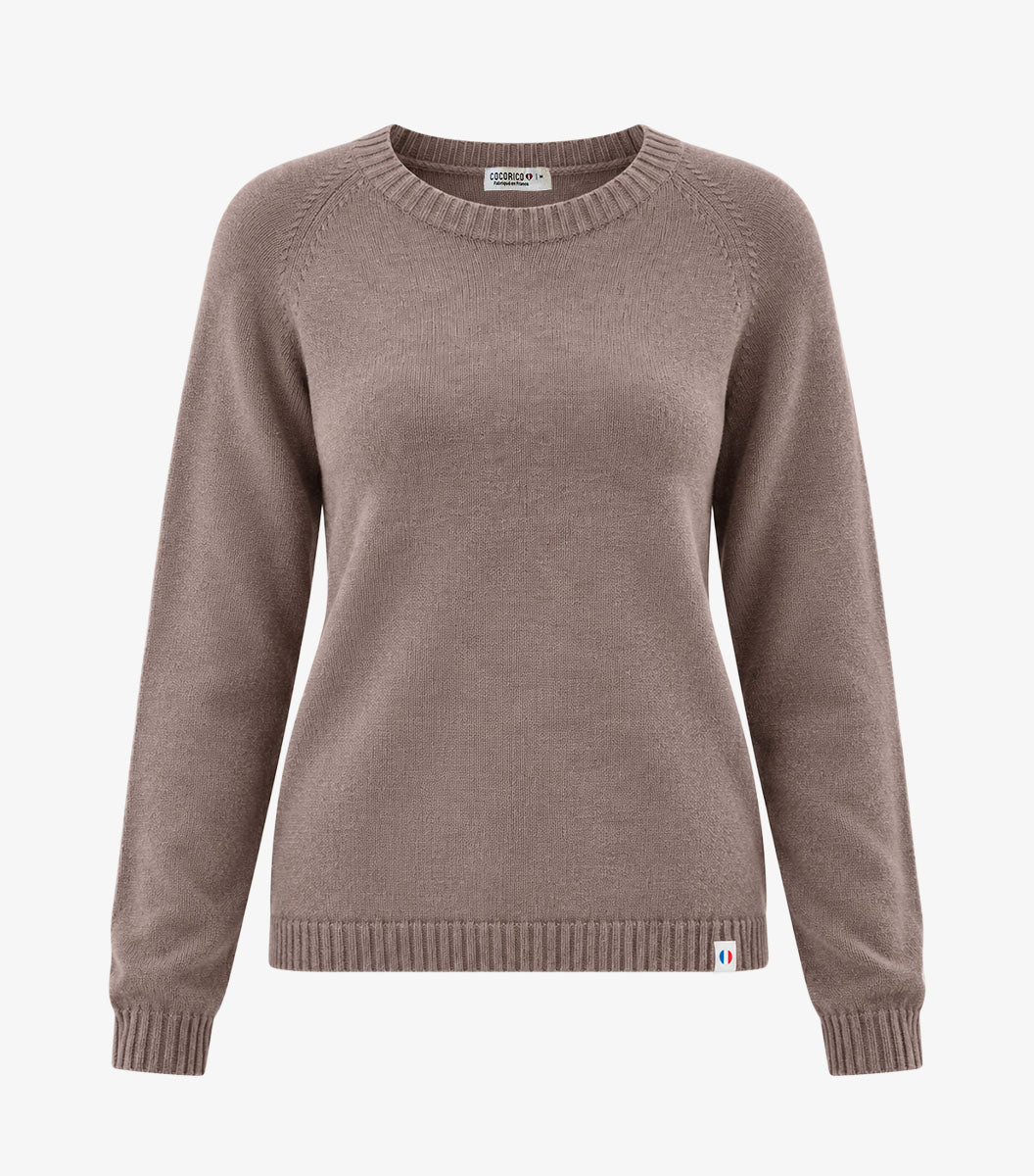 Pull Tout Doux Femme Taupe - Camille