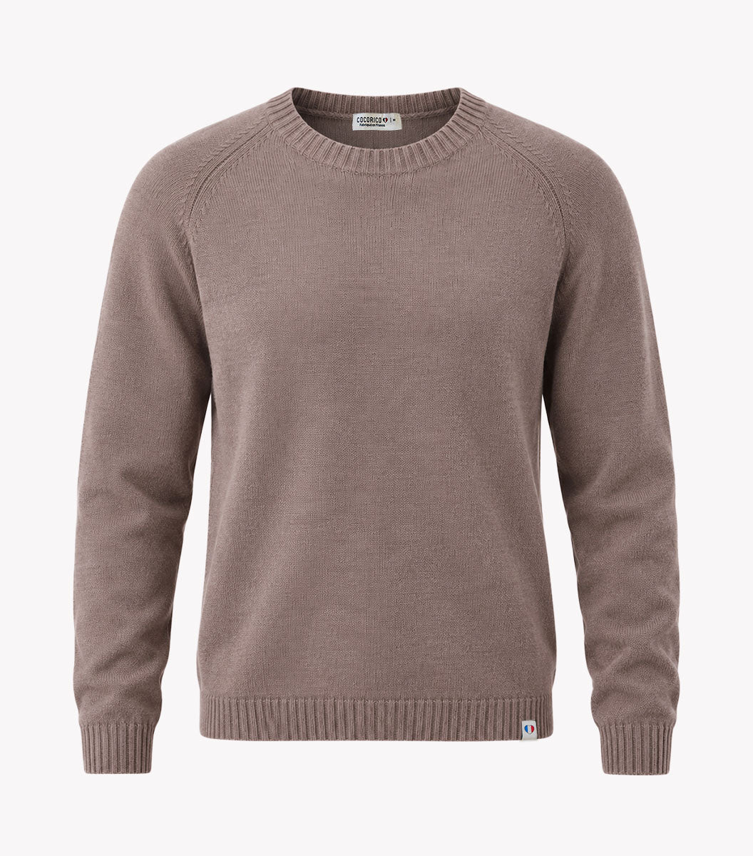 Pull Tout Doux Homme Taupe - Camille