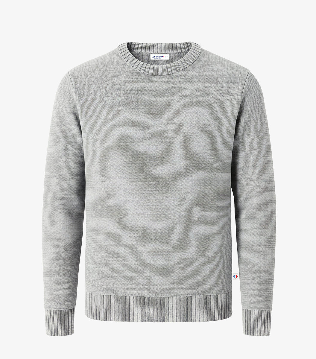 Pull Homme Laine Gris