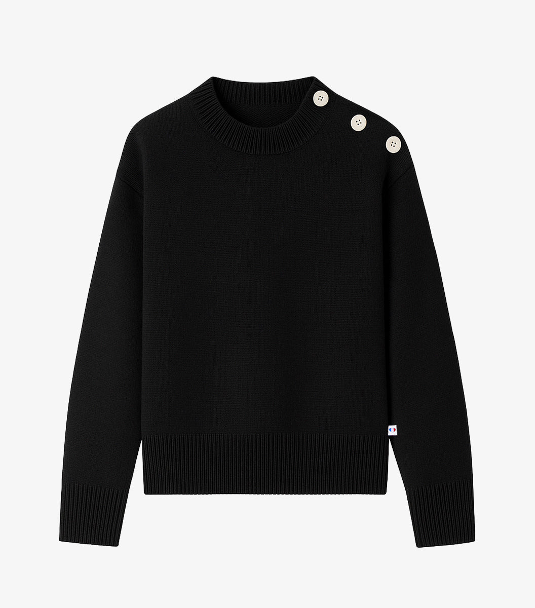 Pull Marin Femme Noir