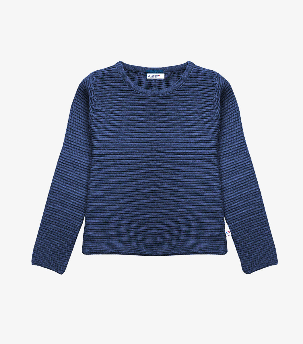 Pull Femme Laine Bleu - Melody