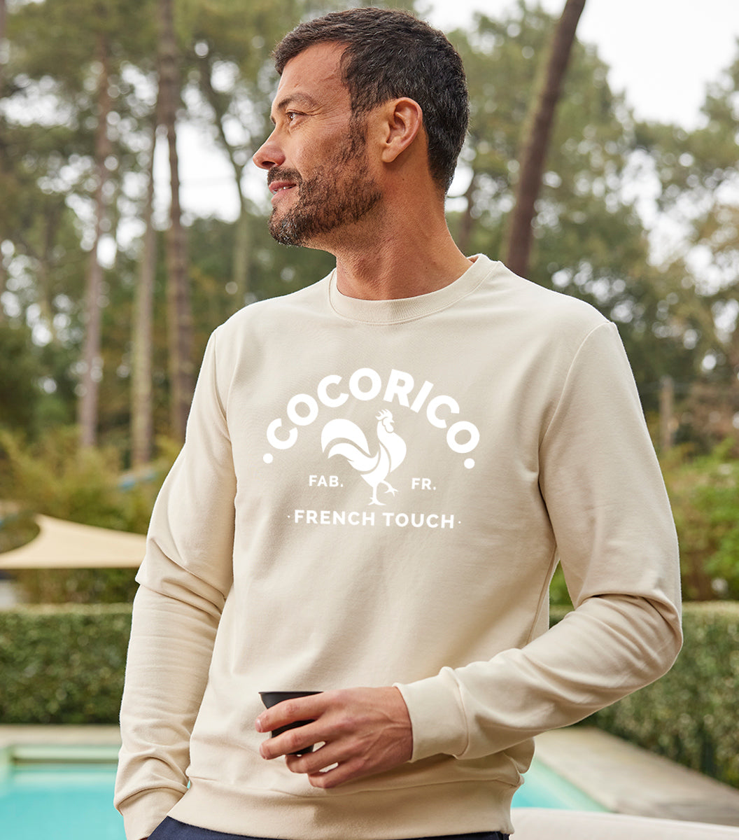 Sweat Homme Sable - Coq Français