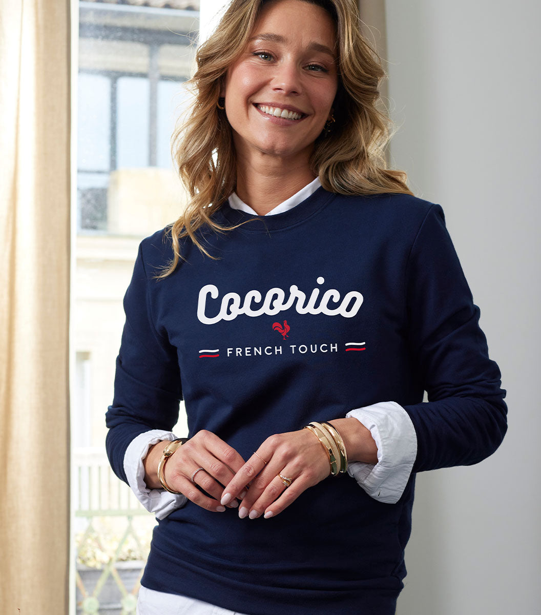 Sweat Femme Marine - French Touch