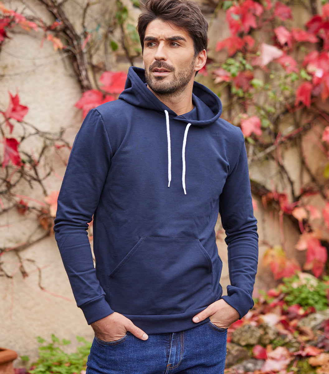 Sweat à capuche Homme Marine - L'Intemporel