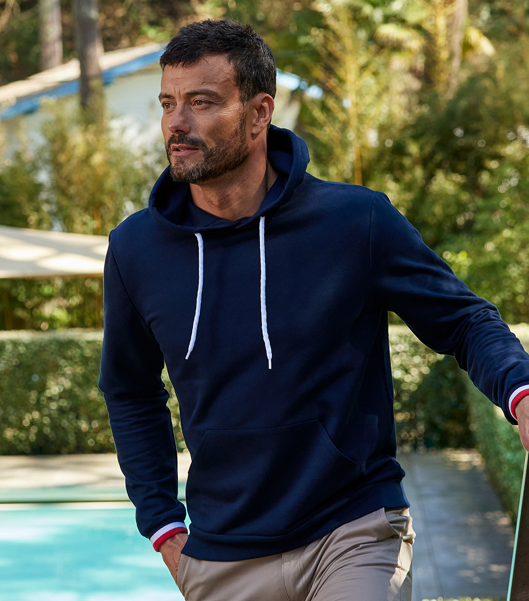 Sweat à capuche Homme Supporter Marine - Intemporel