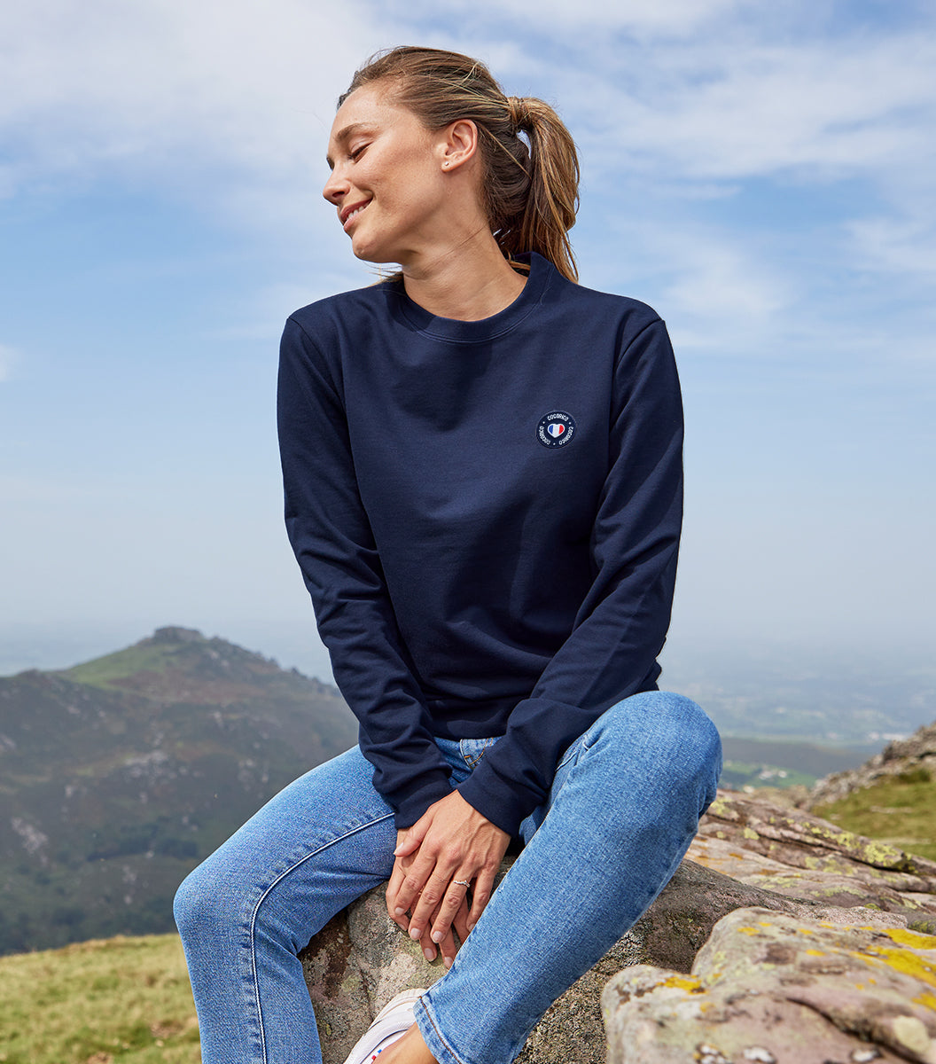 Sweat Femme Marine - Le Blason