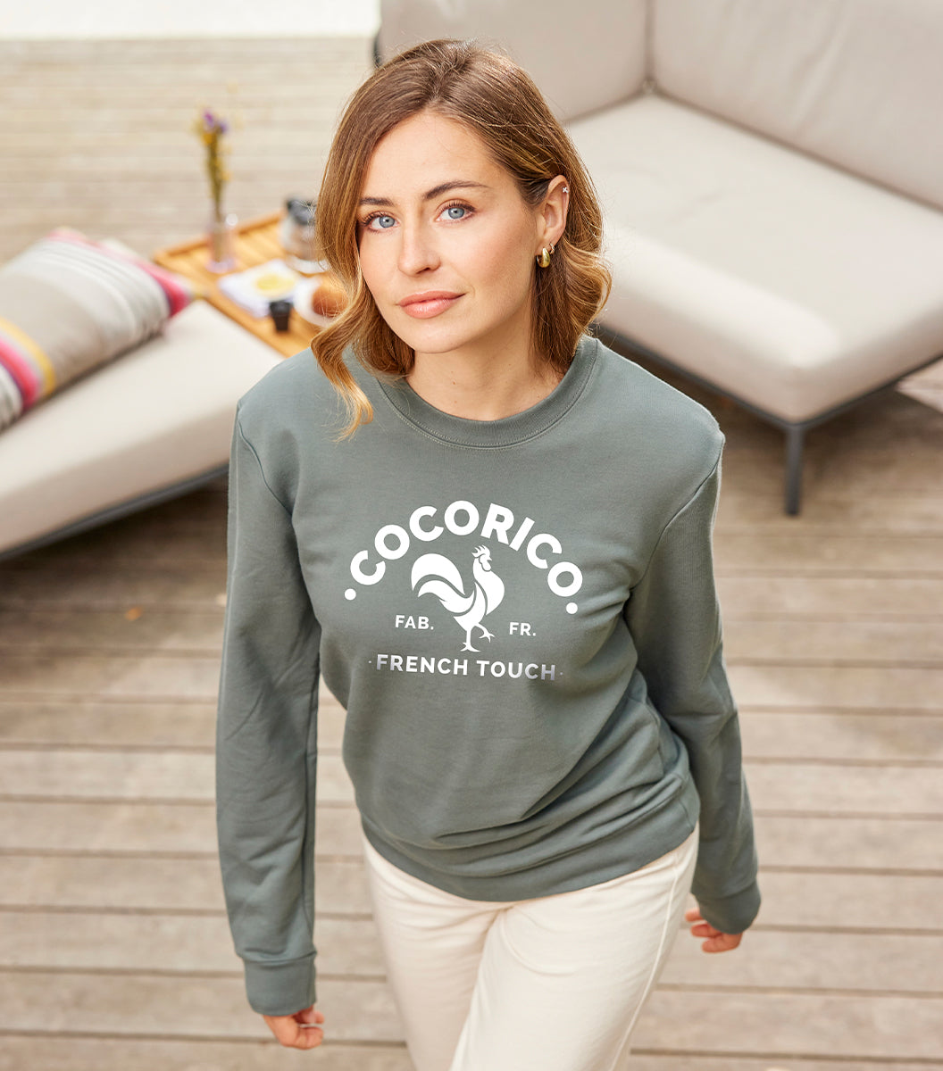 Sweat Femme Sauge - Le Coq Francais
