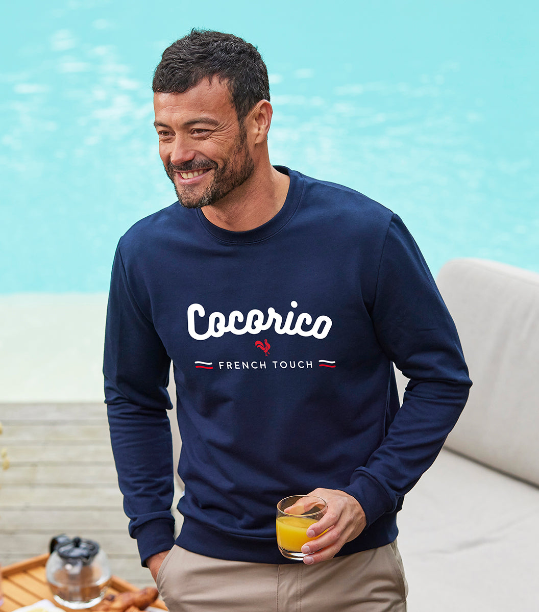 Sweat Homme Marine - French Touch