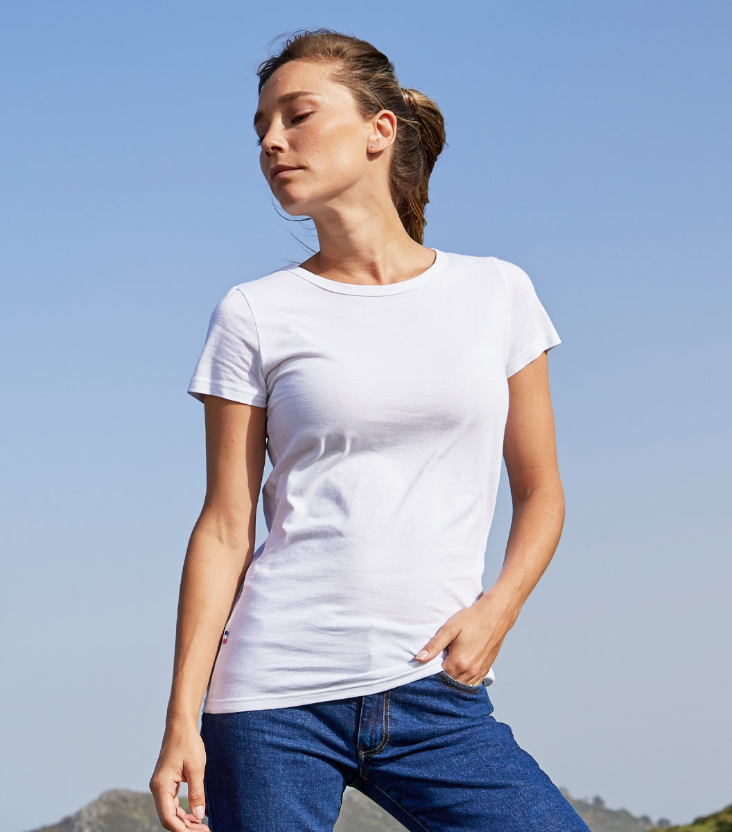 T-shirt Femme Blanc - L'Intemporel