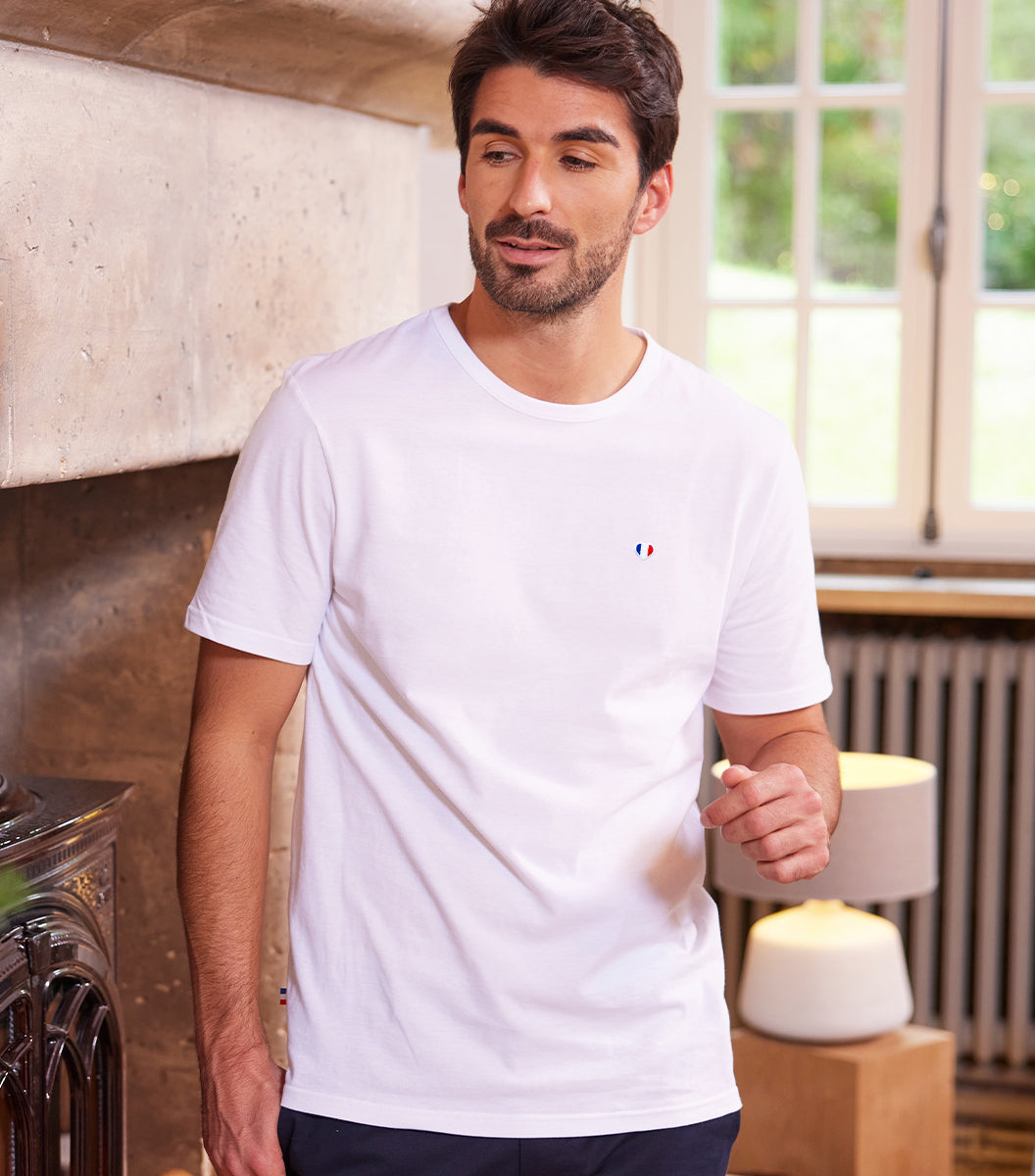 T-shirt Homme Blanc - L'iconique