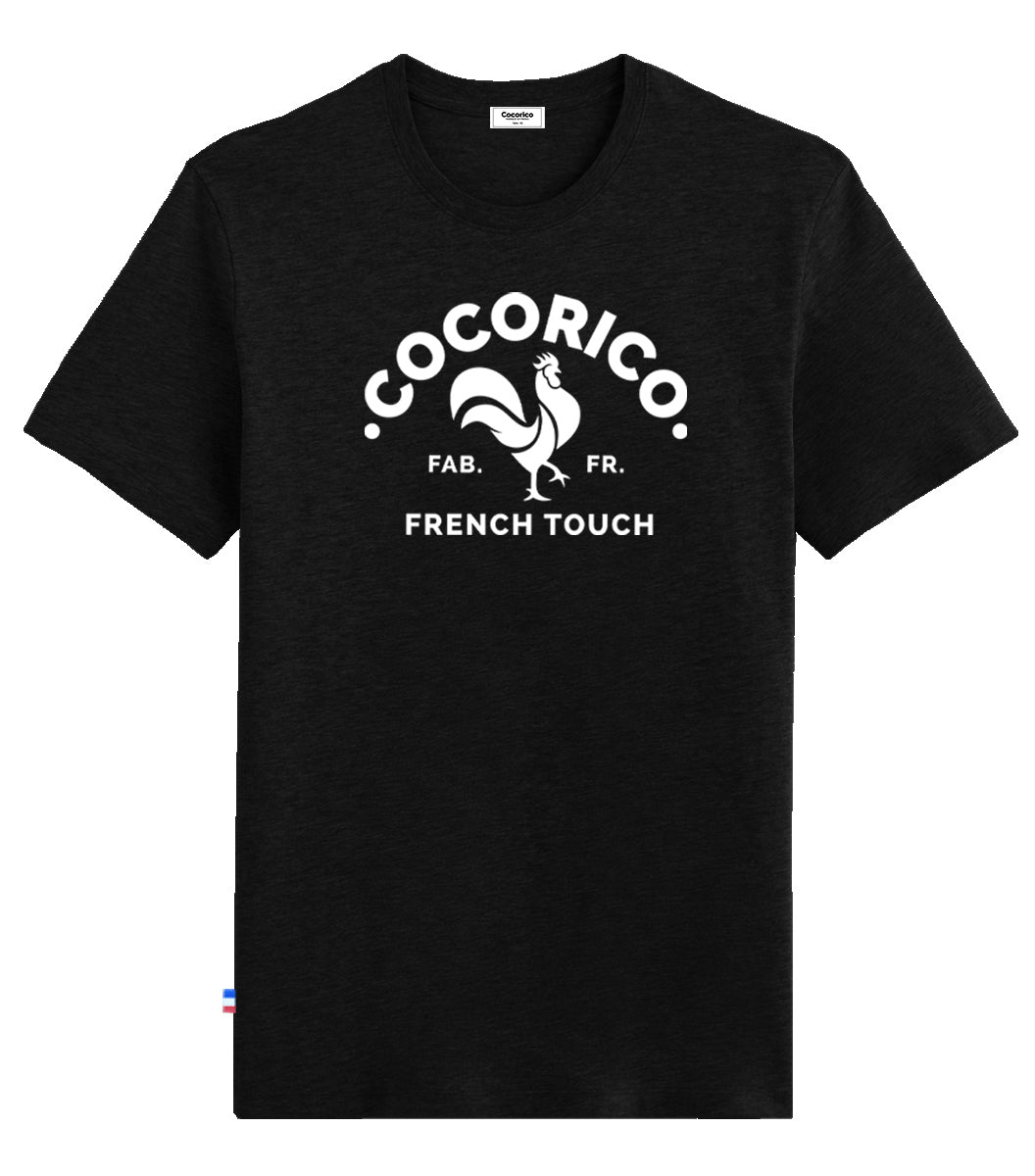 T-shirt Homme Noir - Coq Français