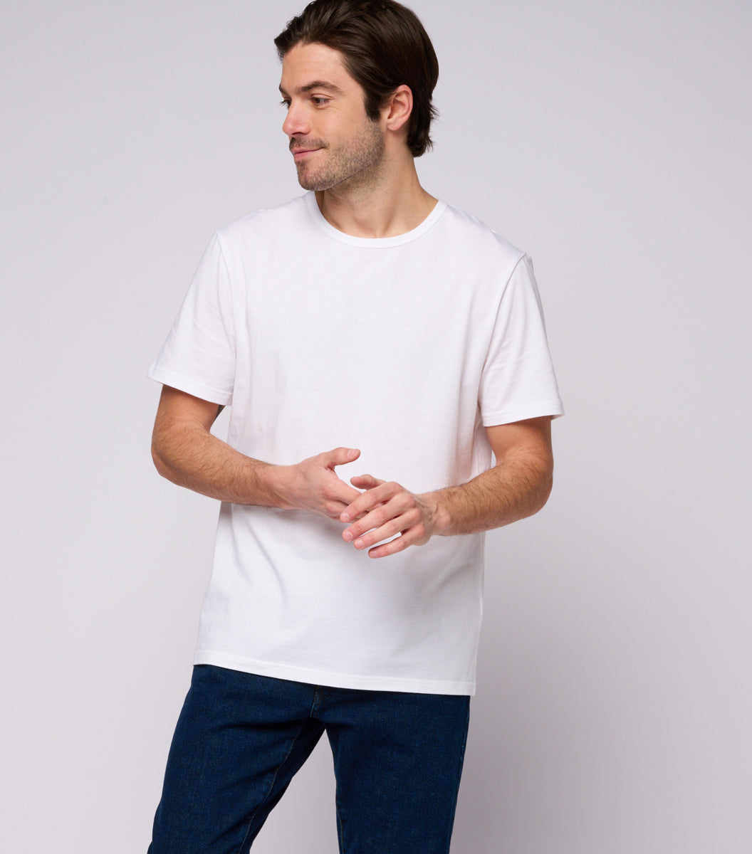 T-shirt Homme Blanc - L'Intemporel