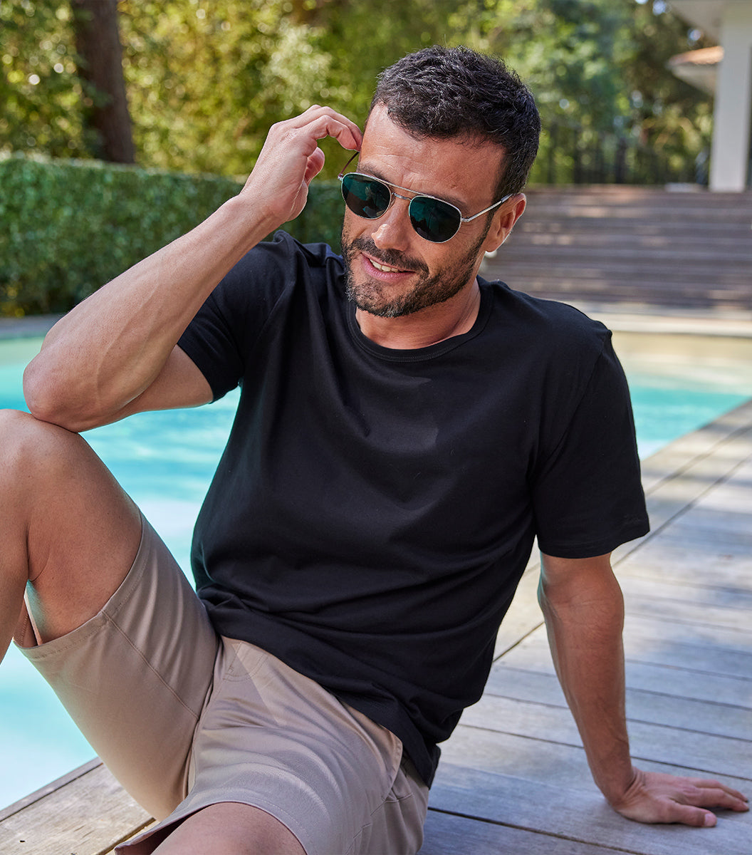 T-shirt Homme Noir - Intemporel