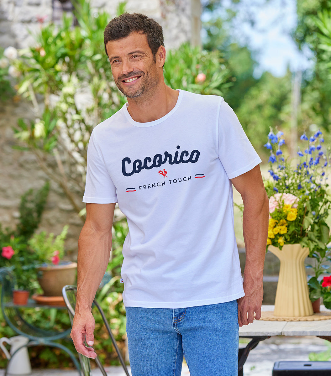 T-shirt Homme Blanc - French Touch