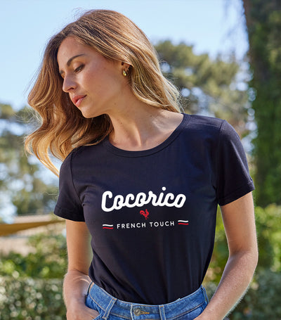 T-shirt Femme Noir - French Touch