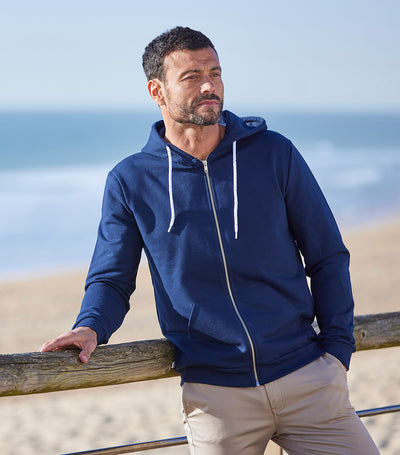 Sweat zippé Homme Marine - Intemporel