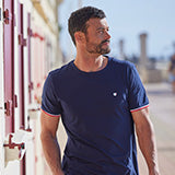 T-shirt Patriot Manches Courtes Homme - Made In USA - Coton - Neuf Avec étiquettes - Gravity Trading
