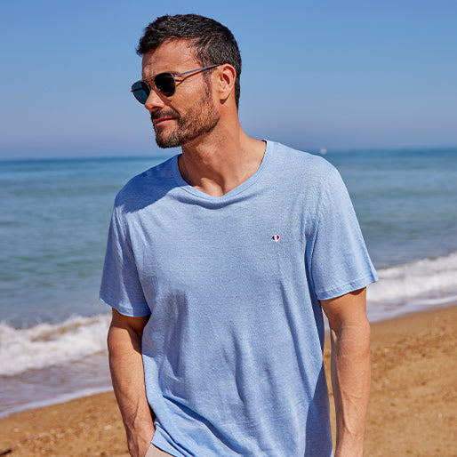 T-shirt Homme en Lin