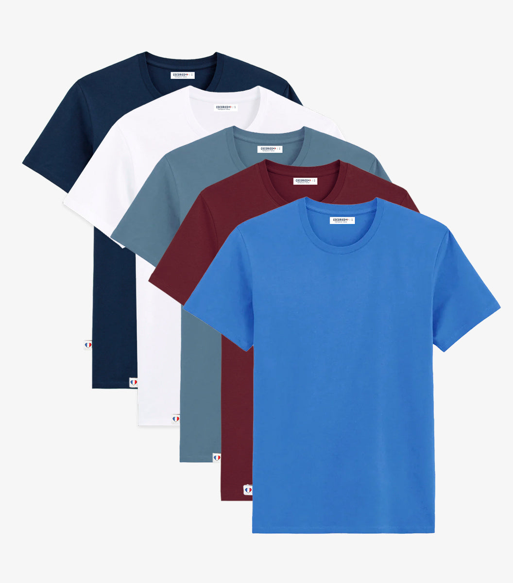 T-shirt Homme x5 - Pack Estival