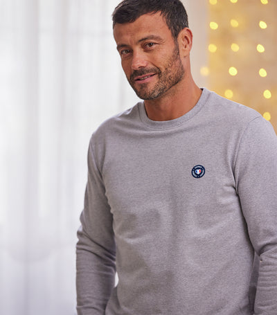 Sweat Homme Gris - Blason