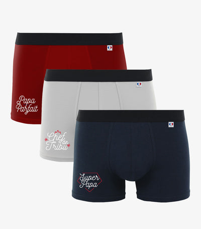 Boxer Homme x3 - Pack Papa