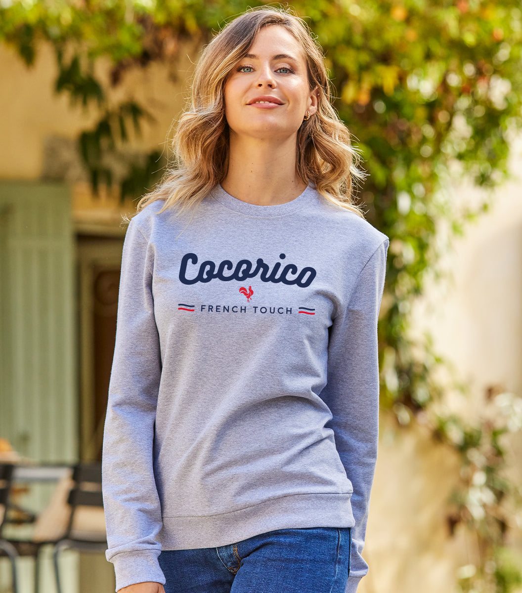 Sweat Femme Gris - French Touch