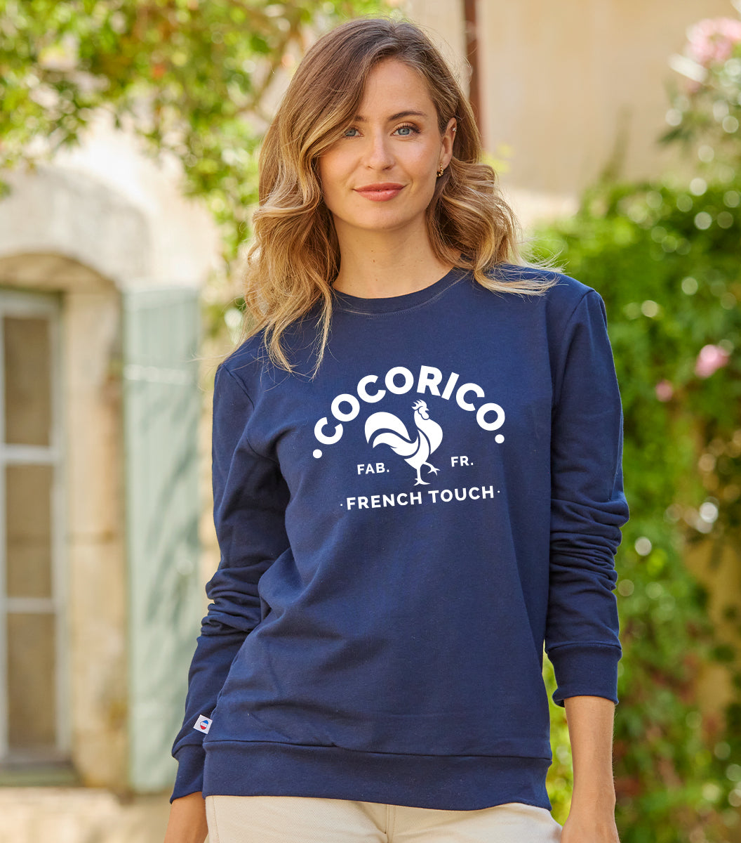 Sweat Femme Marine - Coq Français